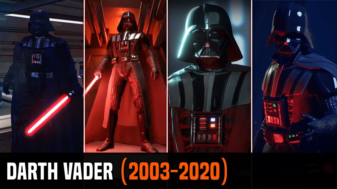 Evolution of Darth Vader In Star Wars Games From 2003 - 2020 1