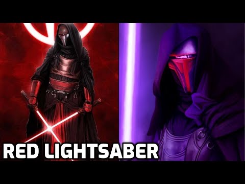 Why All Sith Used RED LIGHTSABERS After Darth Revan 1