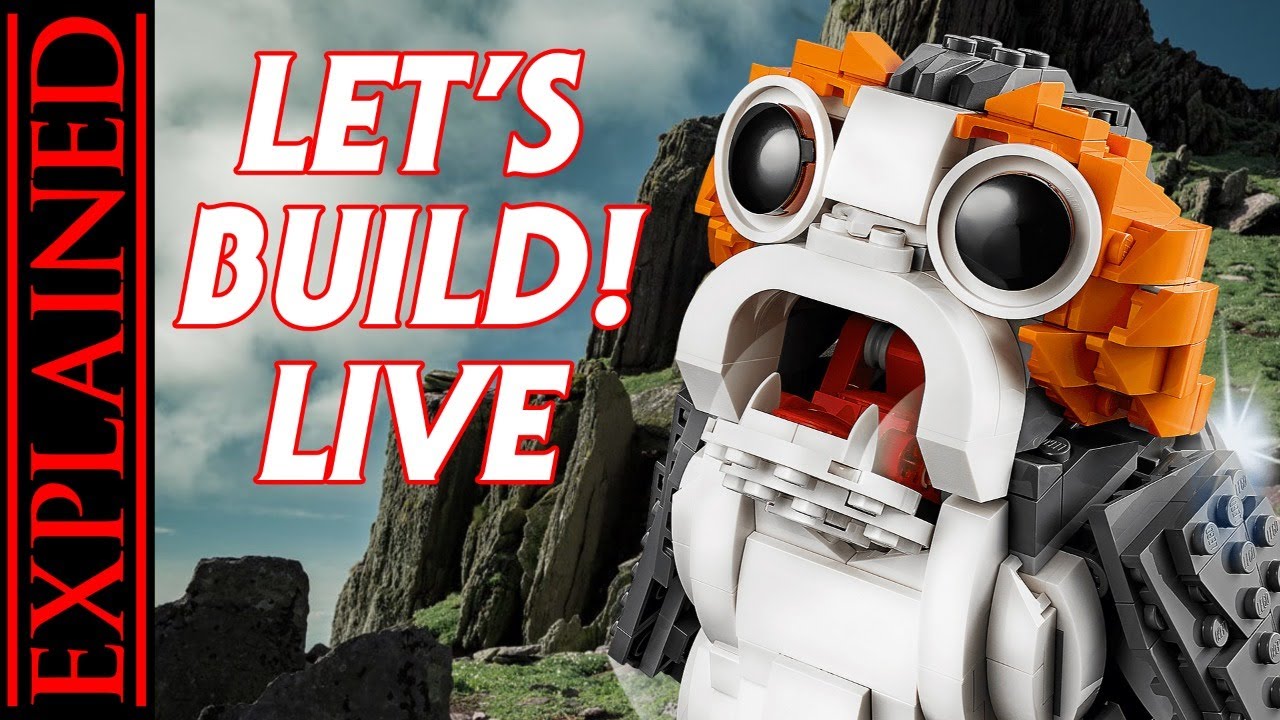Let's Build a LEGO Porg LIVE! 1