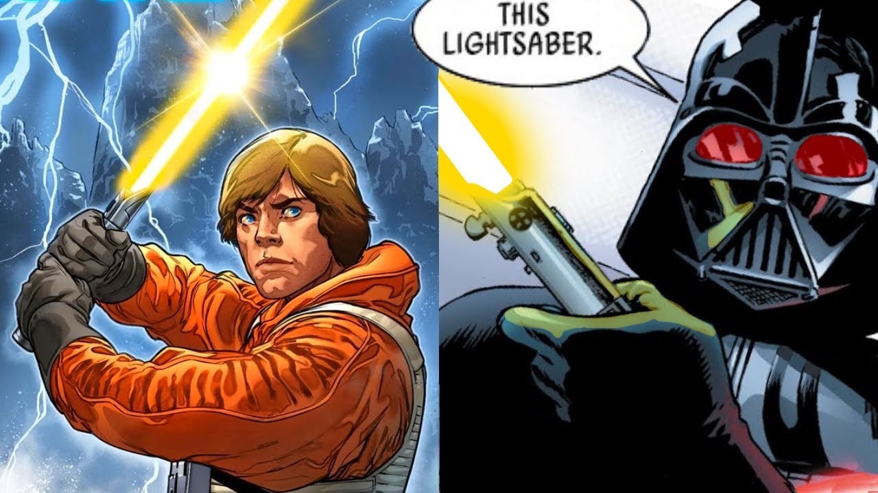 Luke Skywalker Gets a New YELLOW Lightsaber after ESB 1
