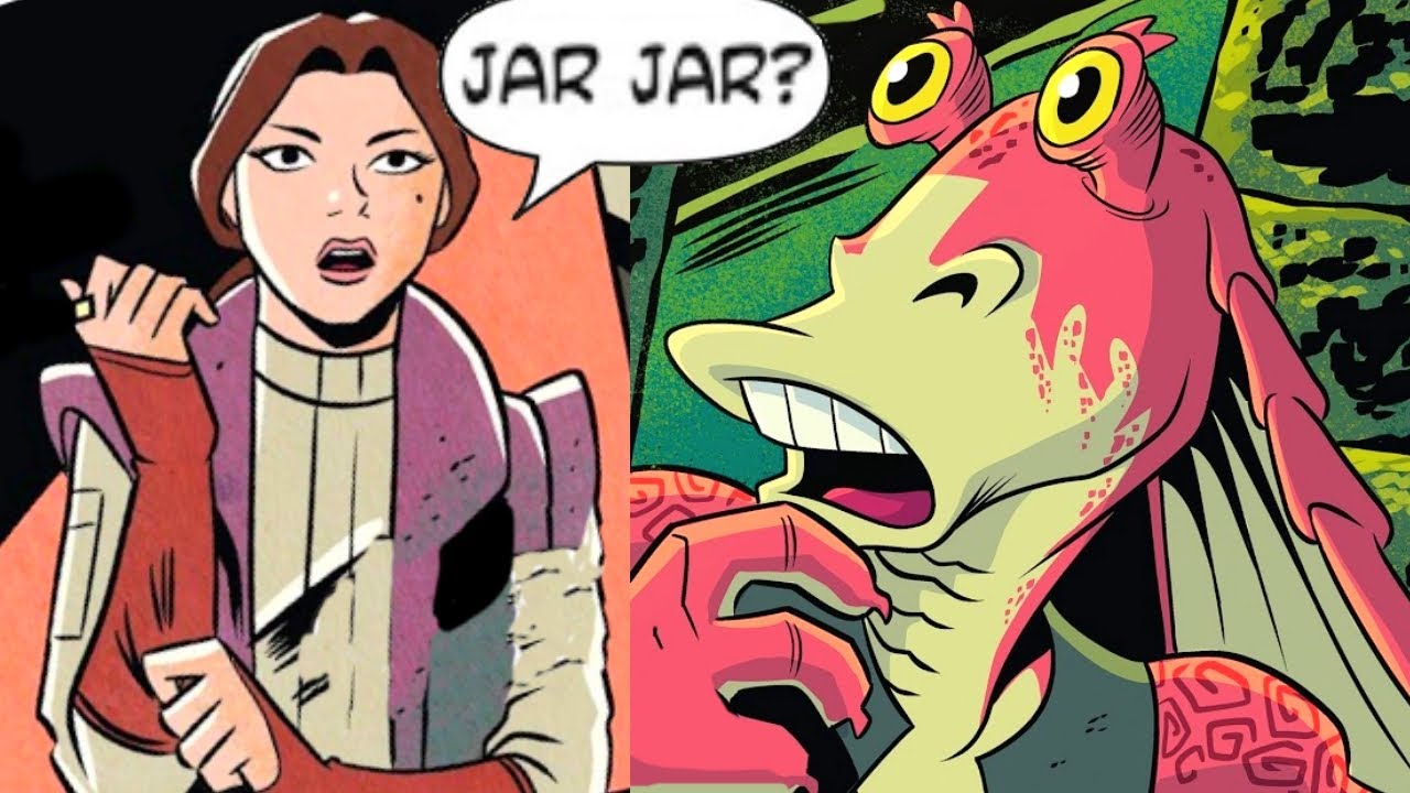 When Jar Jar Walked in on Padme Undressing (Canon) 1
