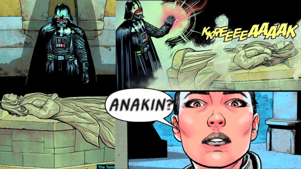 DARTH VADER DESTROYS PADME'S TOMB (CANON) 1