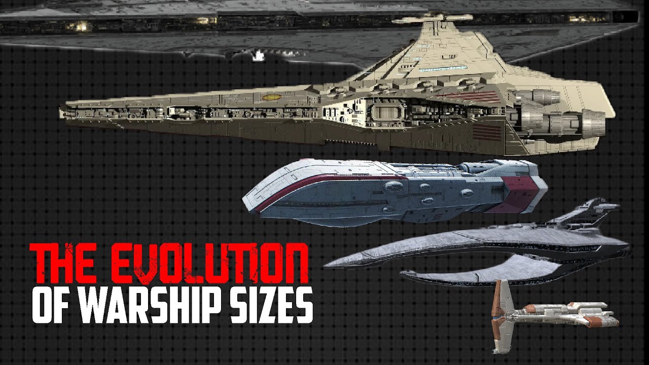 Evolution of Warship Size | OLD REPUBLIC to EMPIRE 1