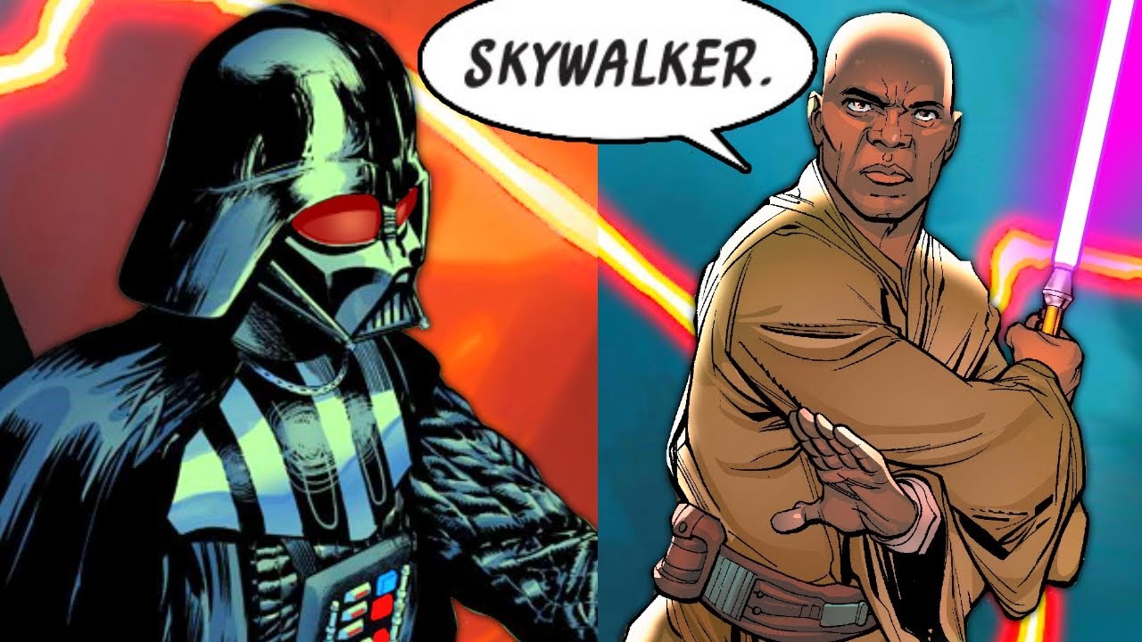 MACE WINDU IS BACK AND MEETS DARTH VADER(CANON) 1