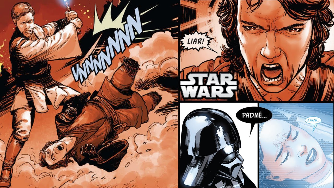 Vader Sees Anakin Lose to Obi-Wan and Padme Officially Die 1