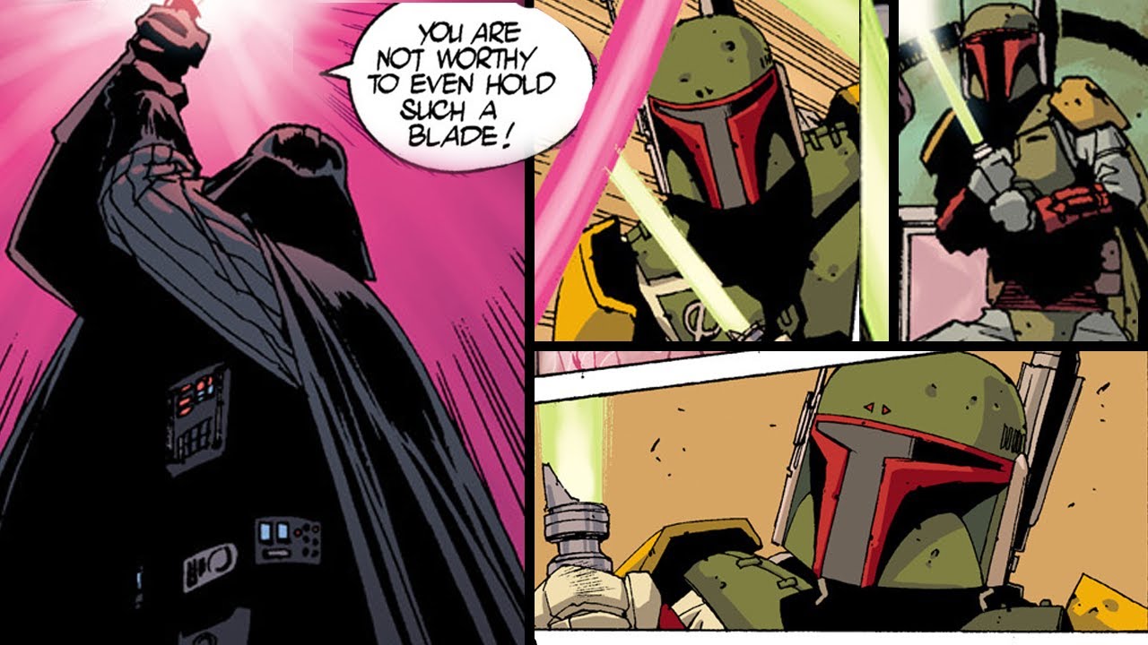 Darth Vader Fights Boba Fett - Star Wars Explained 1