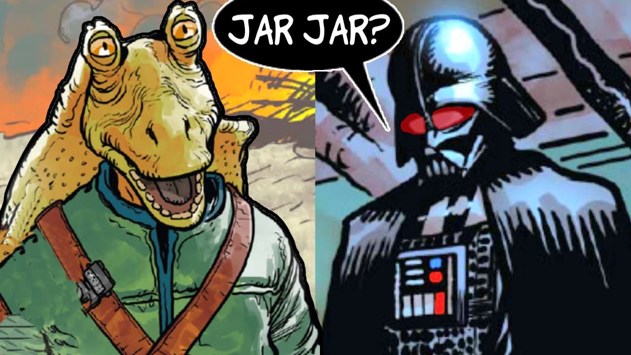 JAR JAR'S BROTHER SHOWS UP TO FIGHT DARTH VADER 1