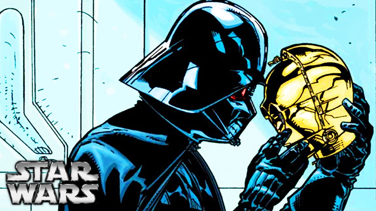 The Sad Moment Darth Vader Remembered Building C-3PO 1