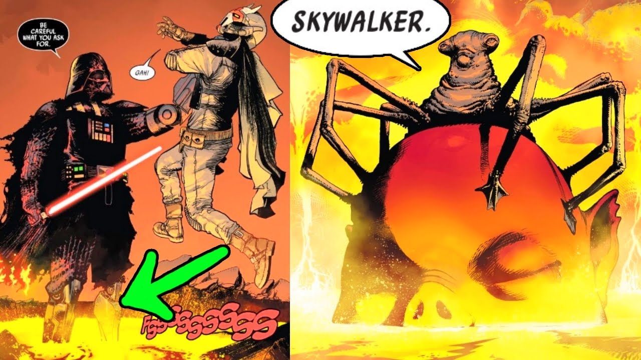 DARTH VADER WALKS ON LAVA!!(CANON) - Star Wars Comics 1