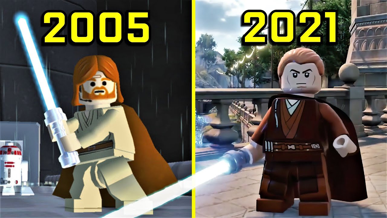 Evolution of LEGO Star Wars Games 2005 - 2021 1