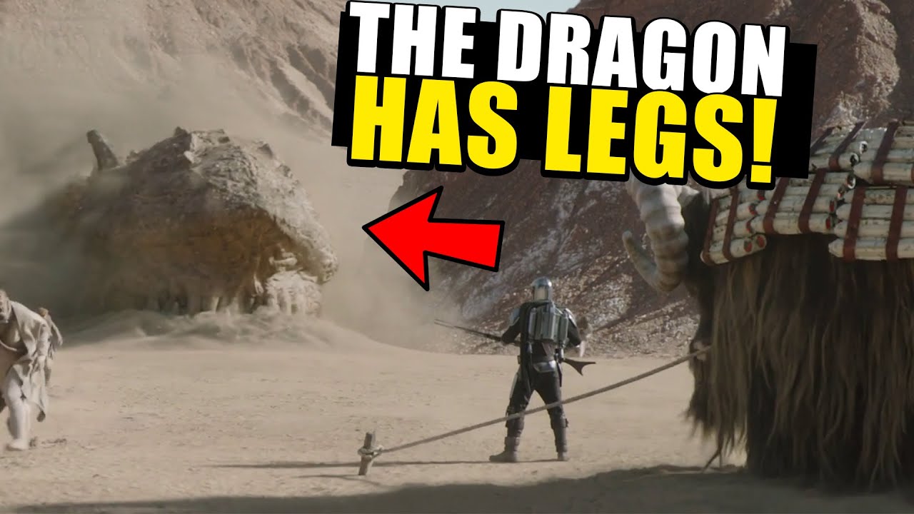 The Krayt Dragon has Legs! -- Details from The Mandalorian 1