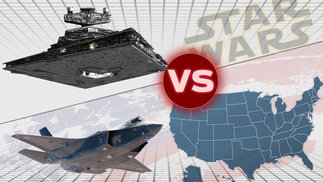 The United States Military vs One Imperial II Star Destroyer 1