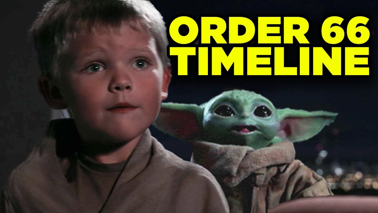 Order 66 Timeline! Where Was Grogu? (Mandalorian vs vs RotS) 1