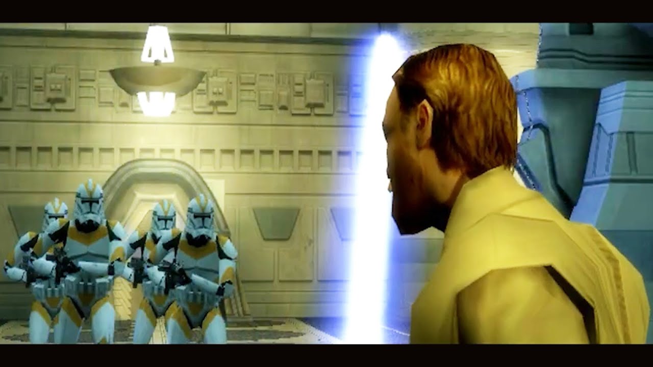 Obi-Wan Kenobi Survives Order 66 on Utapau (Video Game) 1
