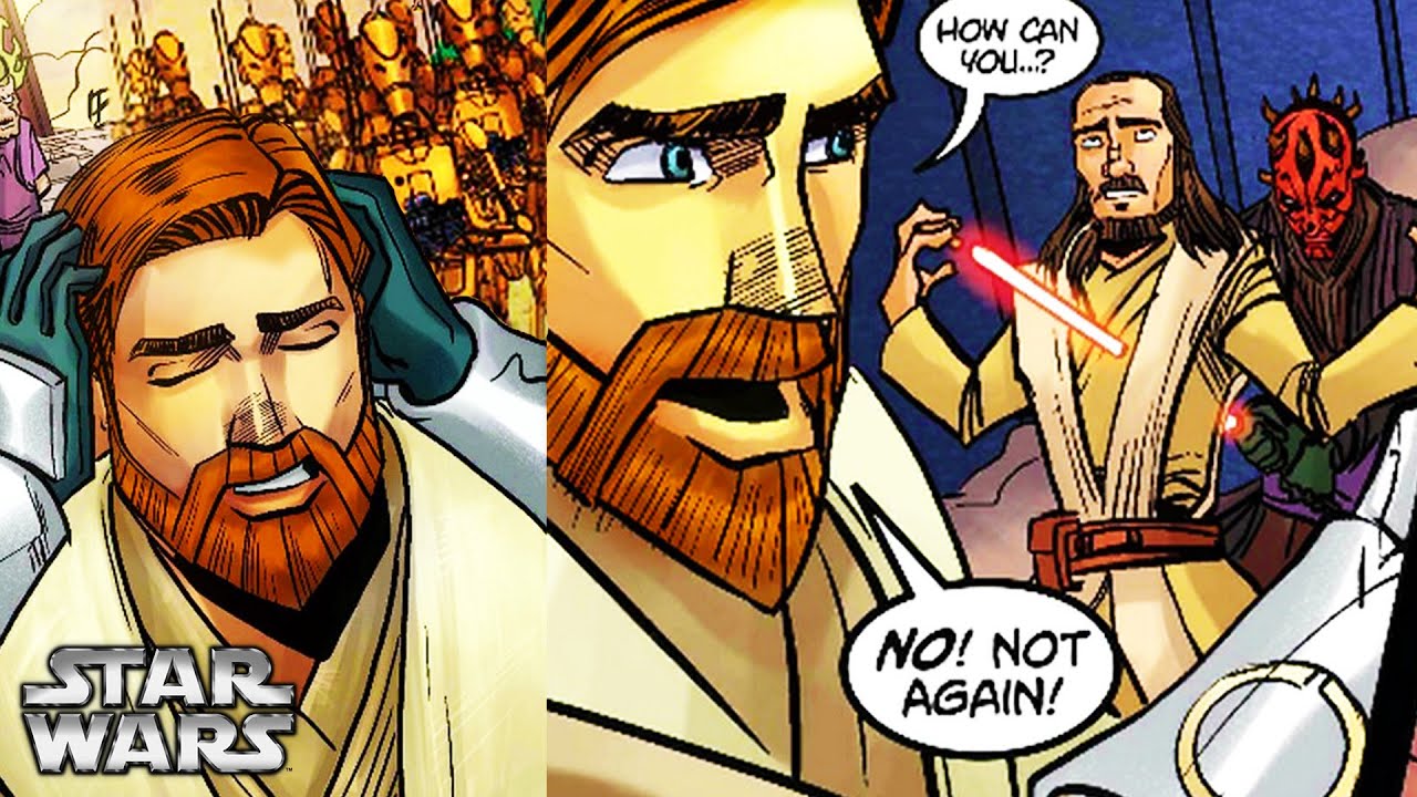 Battle Droids Forced Obi-Wan to Watch Qui-Gon's Death again 1