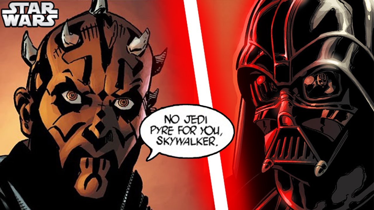 Darth Vader FIGHTS Darth Maul who Calls him Anakin 1