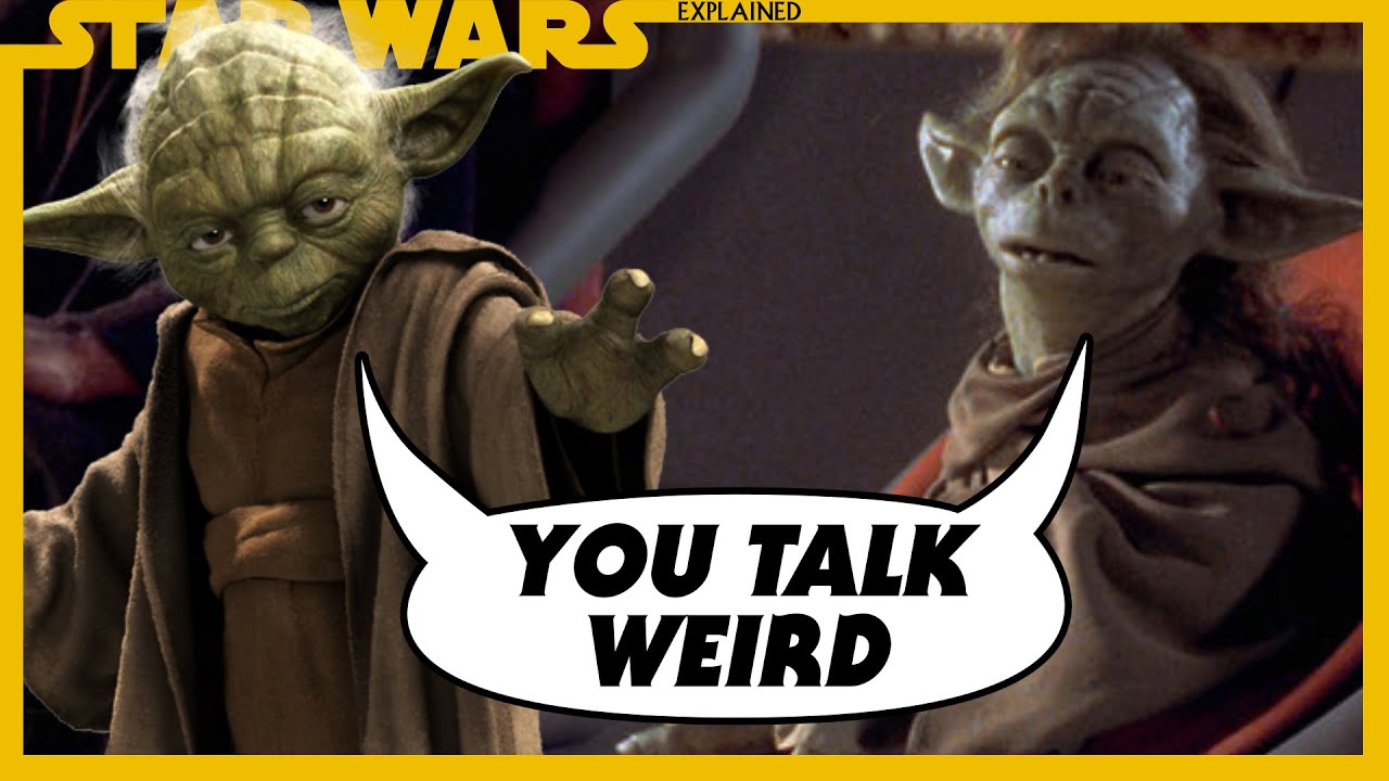 Why Yaddle Doesn't Talk Like Yoda? 1