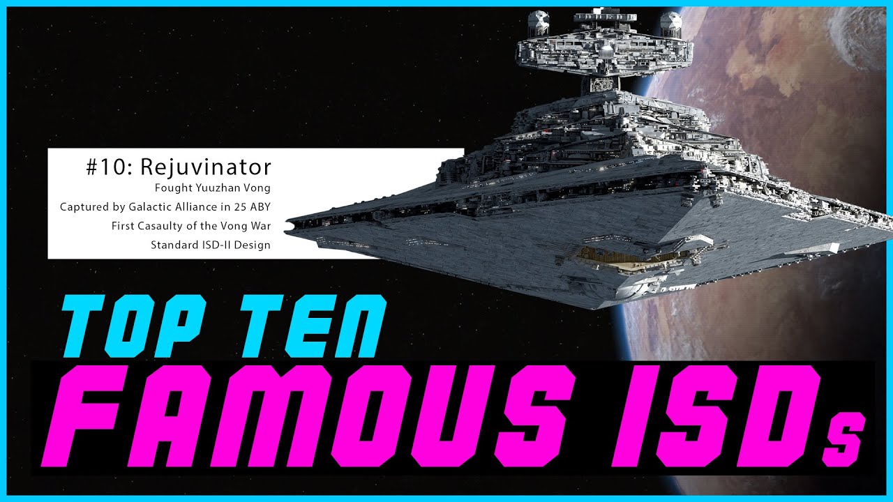 TOP 10 Most Famous STAR DESTROYERS in Star Wars History 1