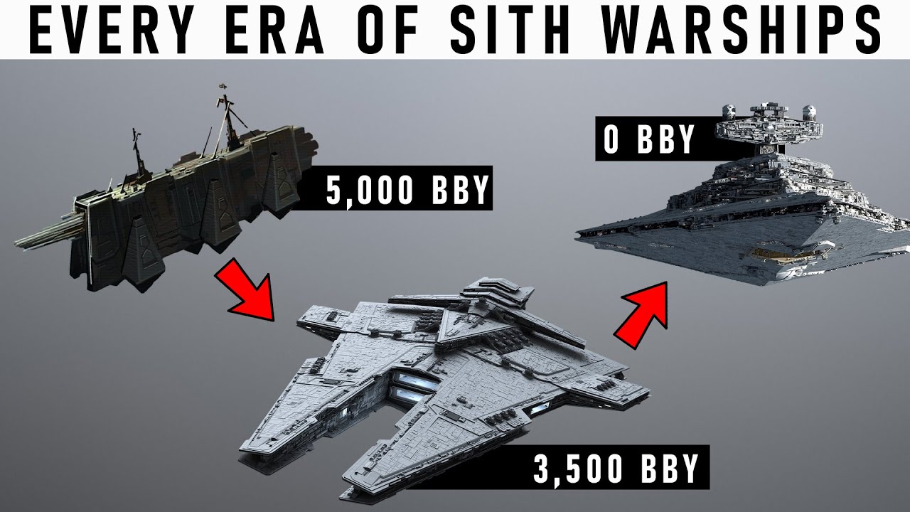 All Sith Warships Explained (5000+ Years) - Star Wars 1
