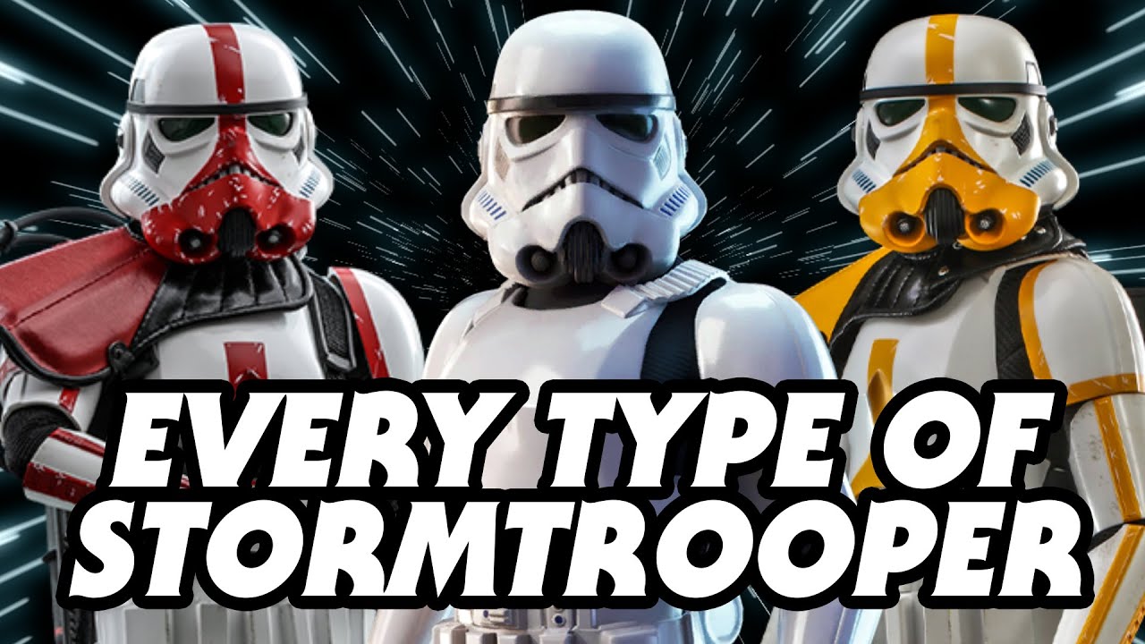 Every Stormtrooper Type in Star Wars Canon 1