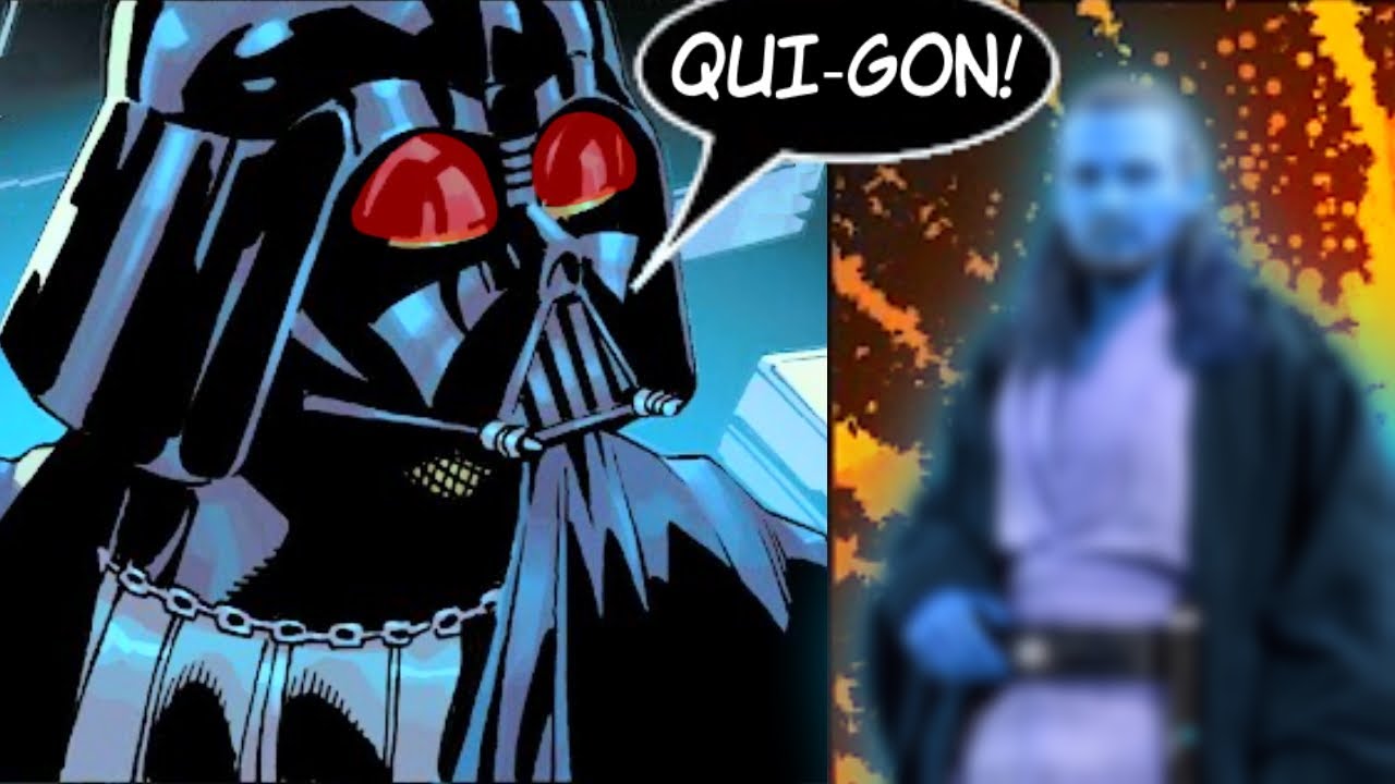 QUI-GON'S GHOST TALKS TO DARTH VADER (VOICED) 1