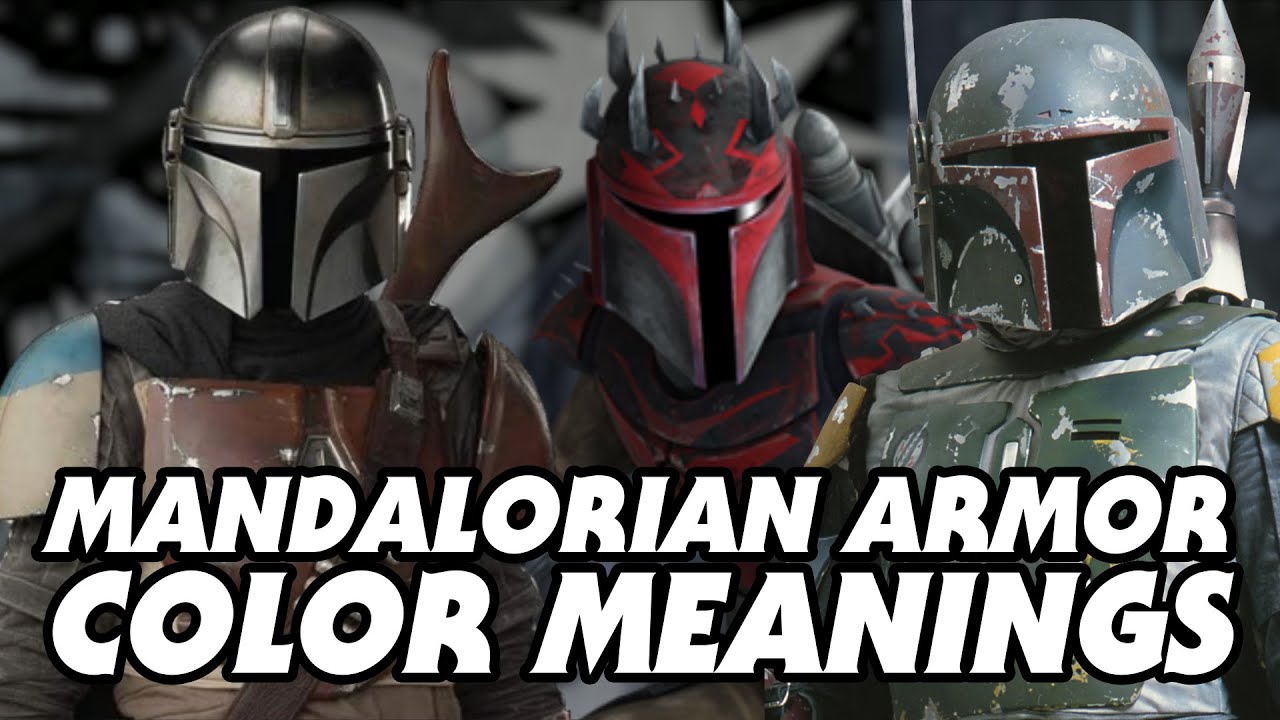 The Meaning of Mandalorian Armor Colors 1