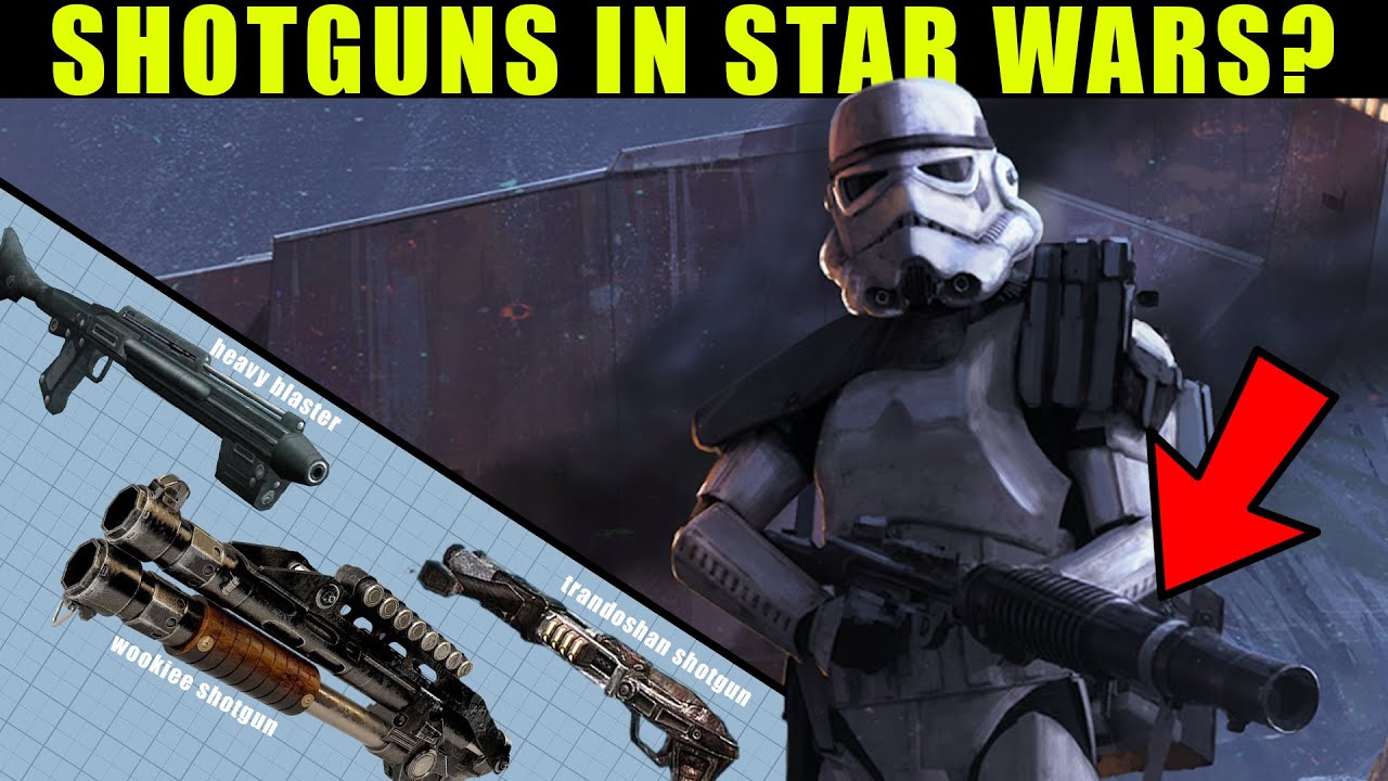 Are there SHOTGUNS in Star Wars? (not common?) 1