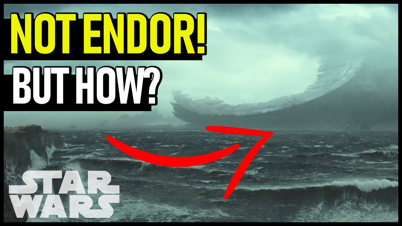 How did the Death Star crash on Kef Bir (but not Endor)? 1