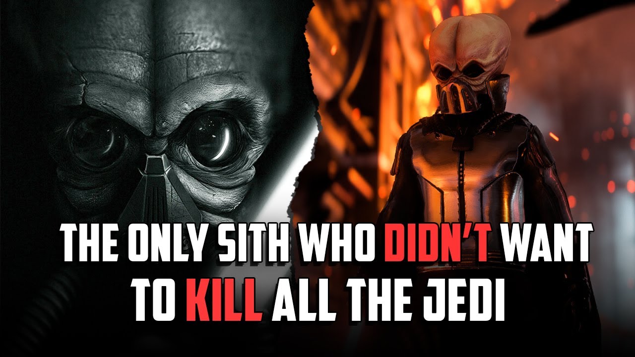 The Sith Lord Who Simply Wanted to Make the Jedi Obsolete 1