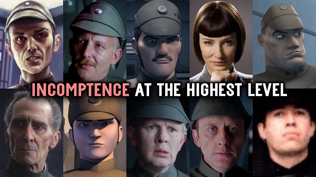 10 Most Incompetent Imperial Officers (Galactic Empire) 1