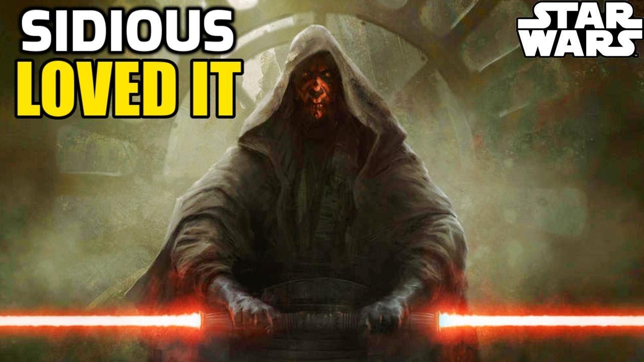 Why Sidious LOVED Darth Maul's Double Bladed Lightsaber 1