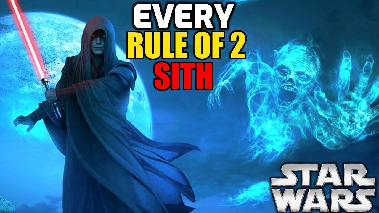 Every Single Rule of 2 Sith In Star Wars - Bane to Sidious 1