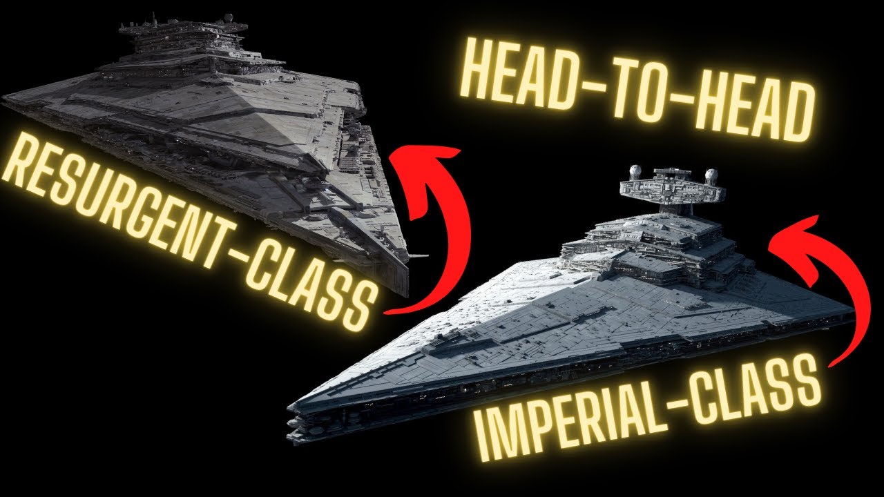 Imperial Star Destroyer vs Resurgent Star Destroyer! 1