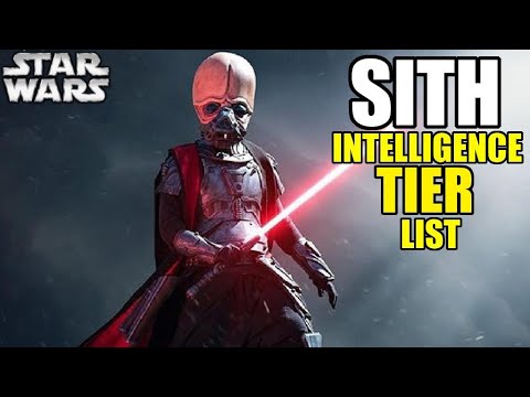 Most Intelligent Sith In Star Wars Tier List 1