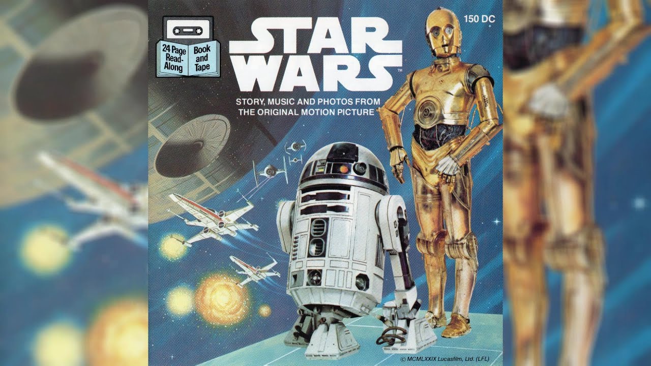 Star Wars ReadAlong Story Book and Cassette 1979