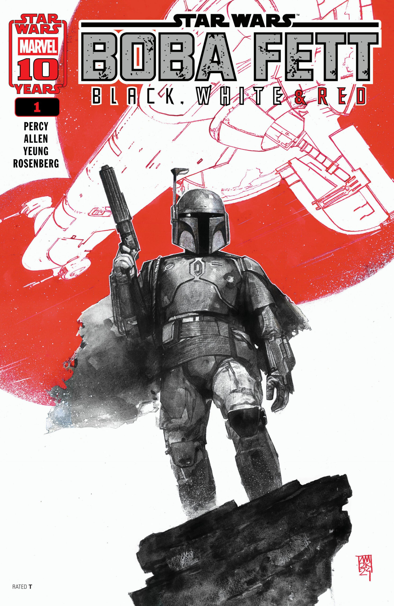 Star Wars - Boba Fett - Black, White & Red 001 (2025)