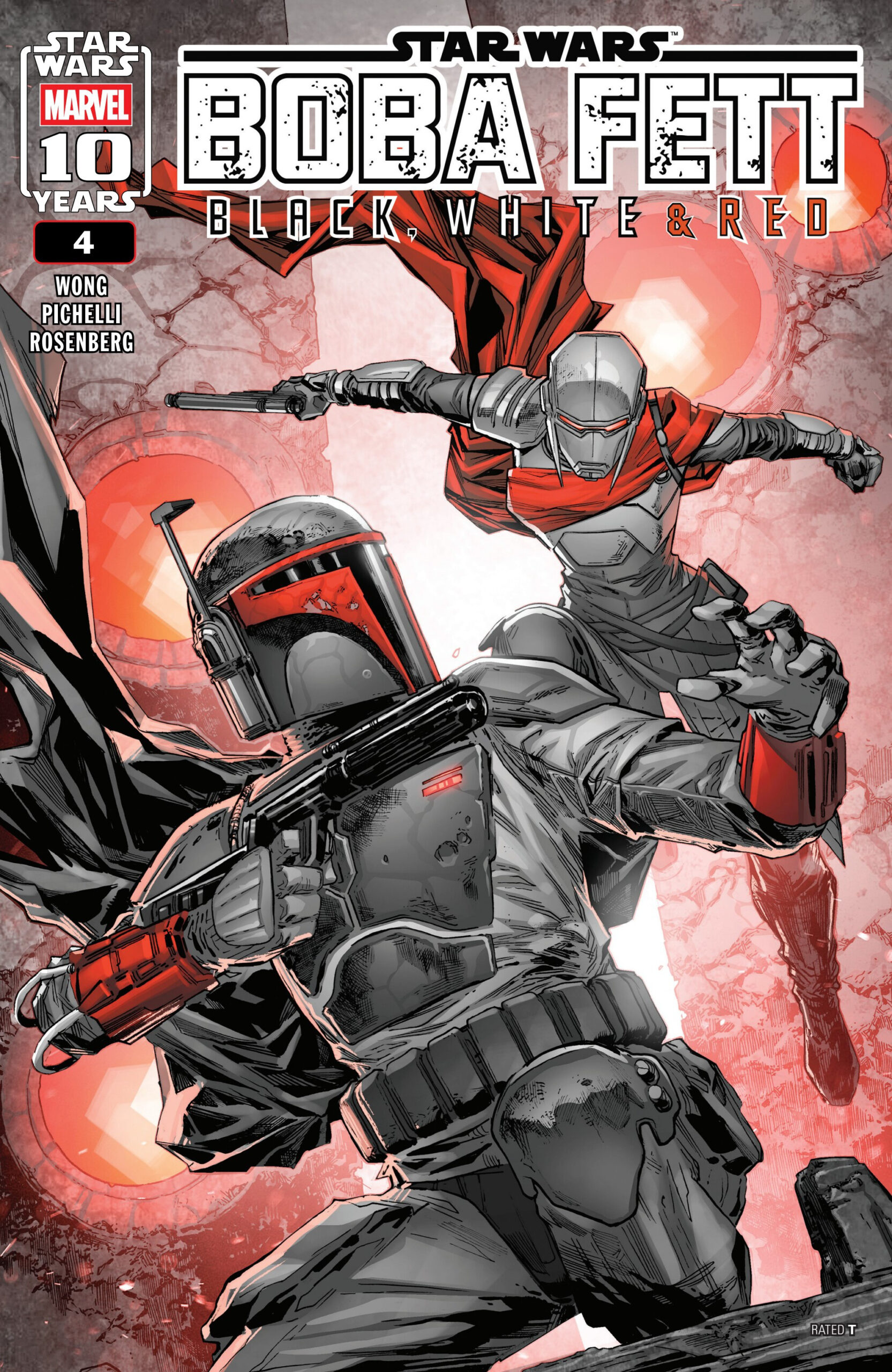 Star Wars - Boba Fett - Black, White & Red